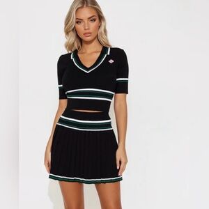 Trendy Babe Sweater Mini Skirt Set